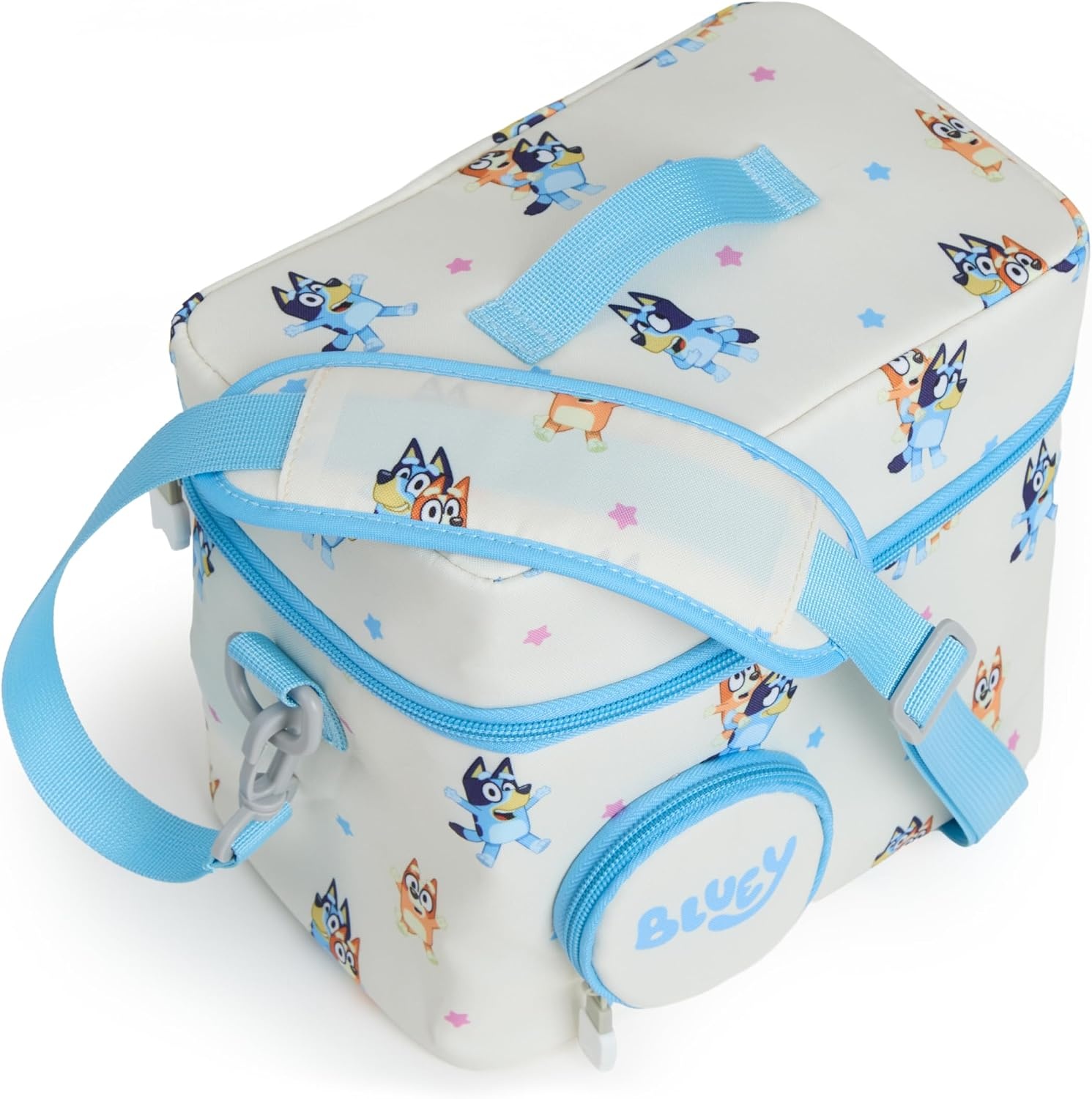 image:imageTonies Listen amp Go Carrying Case Secure Protection for Your Toniebox Headphones Charging Station and 6 Tonies Bluey