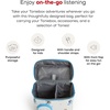 Tonies Listen & Go Carrying Case – Secure Protection for Your Toniebox, Headphones, Charging Station, and 6+ Tonies – Bluey