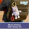 GUND Bluey Sensory Take-Along Toy, 7-Inch Teething Ring Rattle Stroller Toy