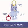 GUND Bluey Sensory Take-Along Toy, 7-Inch Teething Ring Rattle Stroller Toy