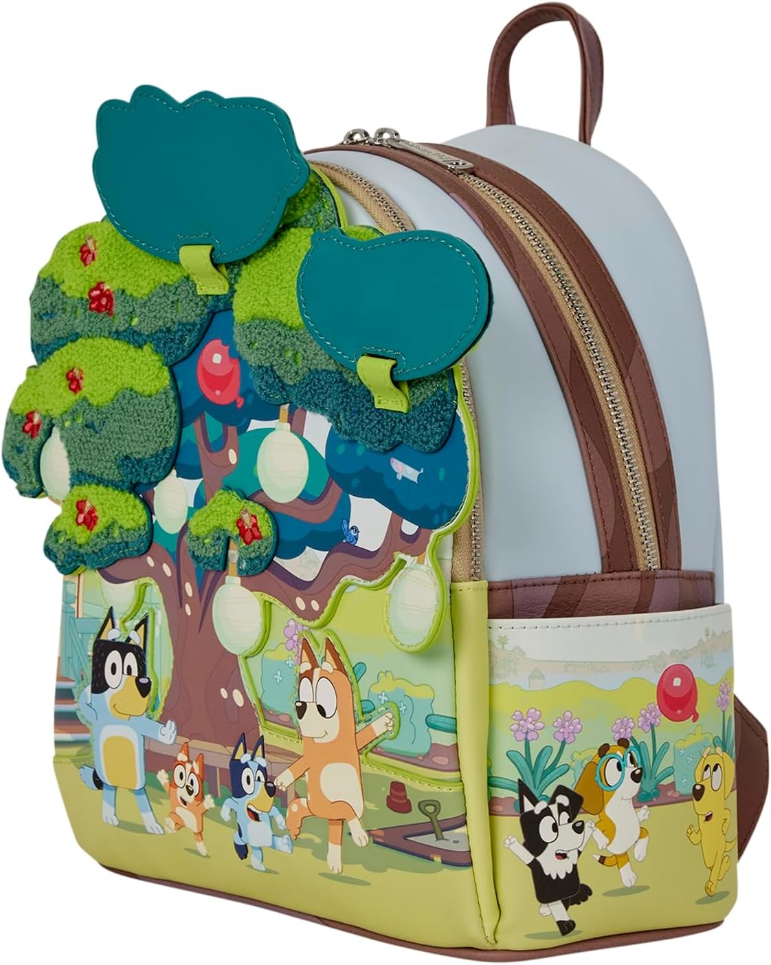 image:imageLoungefly Bluey Characters Backyard LightUp Mini Backpack Collectible Bags