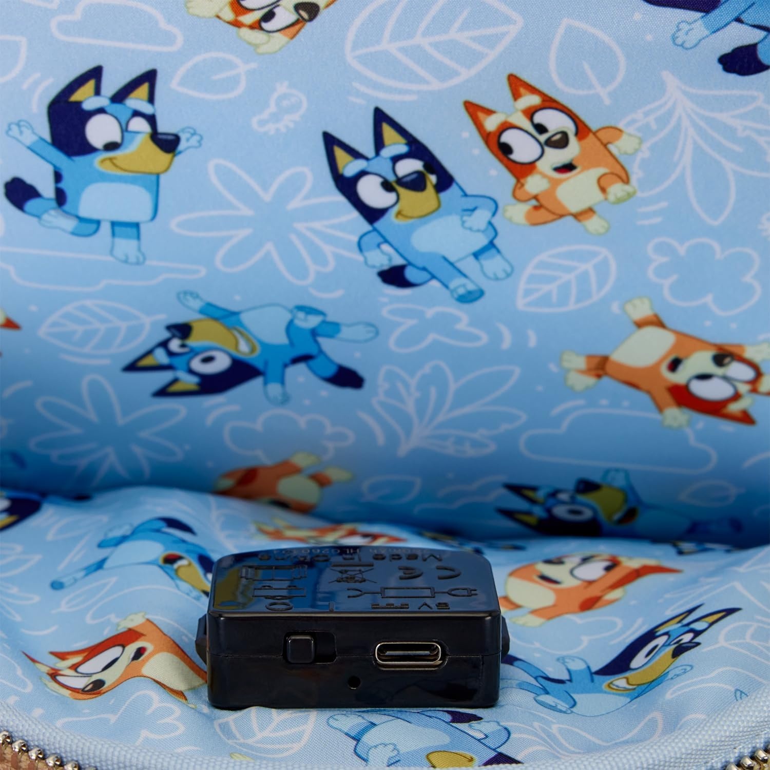 image:imageLoungefly Bluey Characters Backyard LightUp Mini Backpack Collectible Bags