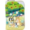 Loungefly Bluey: Characters – Backyard – Zip-Around Wallet – 4 Card Slots and 1 Clear ID Slot – Collectible Wallets