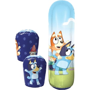 Hedstrom Bluey Bop Bag Combo & Glove Set – Inflatable Punching Bag for Ages 4 and Above, Inflates to 36 Inches