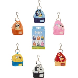 Loungefly Bluey: Friends – Mystery Mini Backpack Keychain Charm – Collectible Keychains
